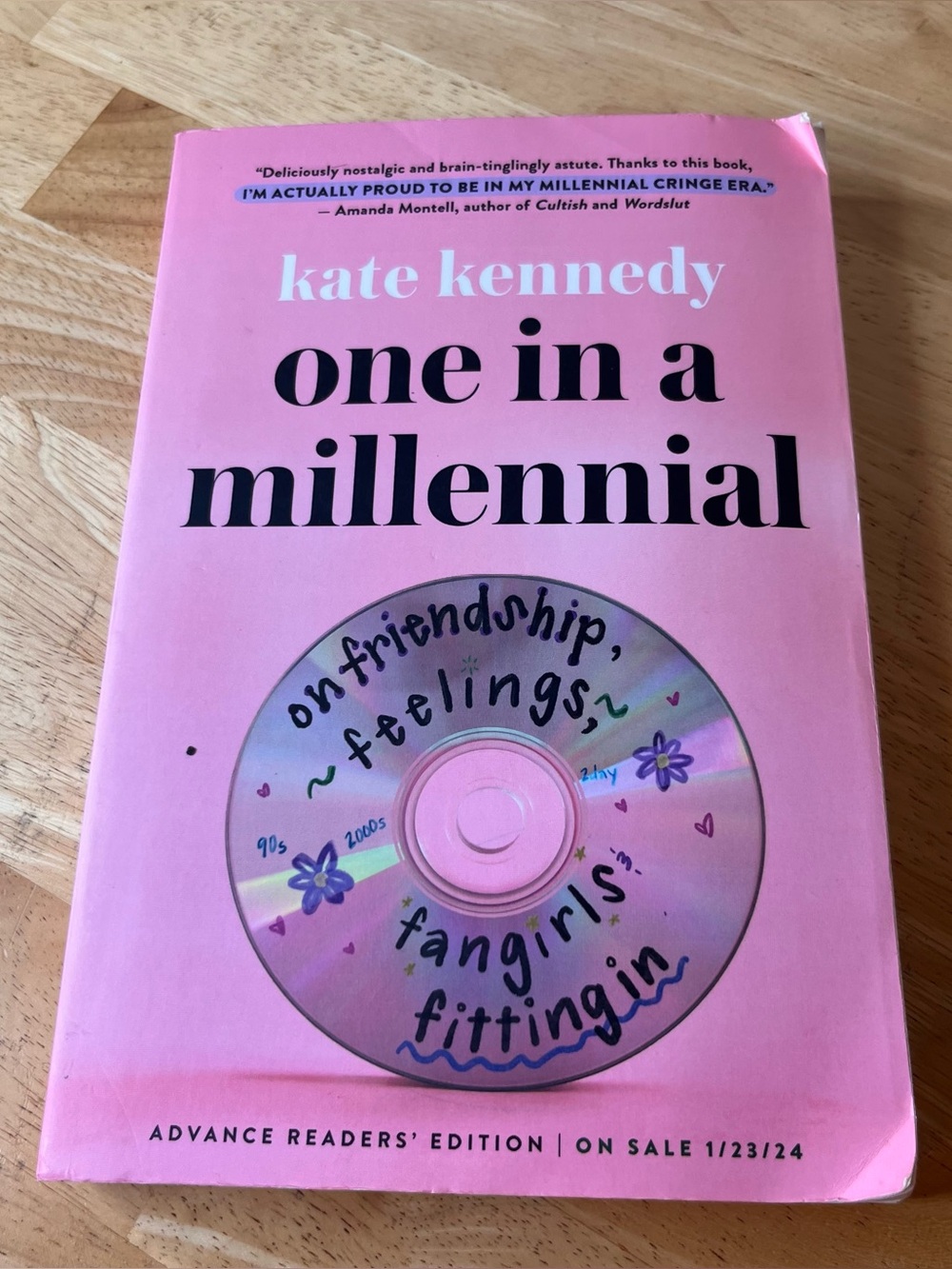 Kate Kennedy One in a Millennial Advance Readers Edition Book